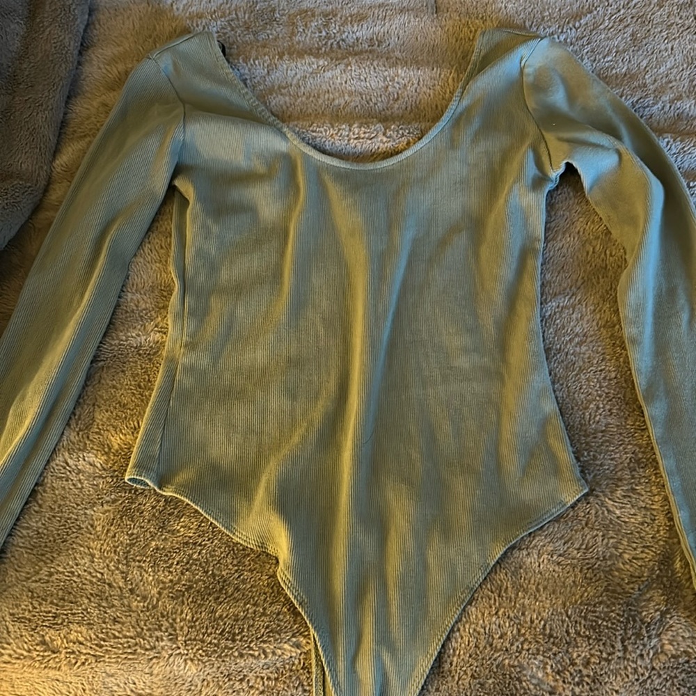 Forever 21 green bodysuit